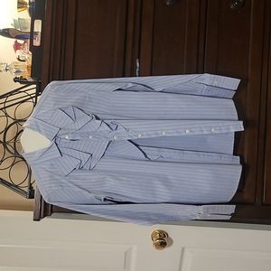 Ruffled light blue Blouse